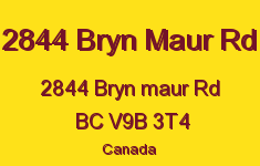 2844 Bryn Maur Rd 2844 Bryn Maur V9B 3T4
